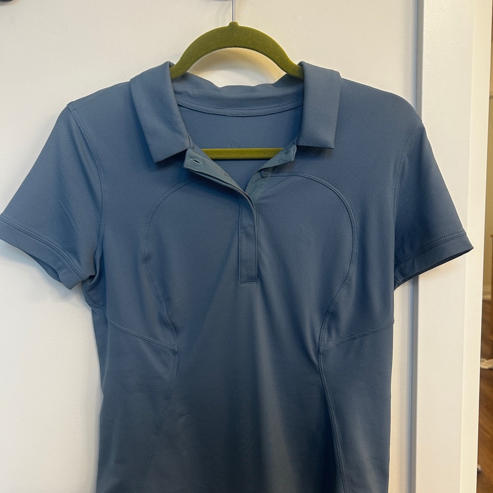 Lululemon Blue Polo Shirt (golf or tennis)